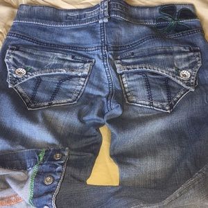 Miss Sixty Cropped Jeans Size 24